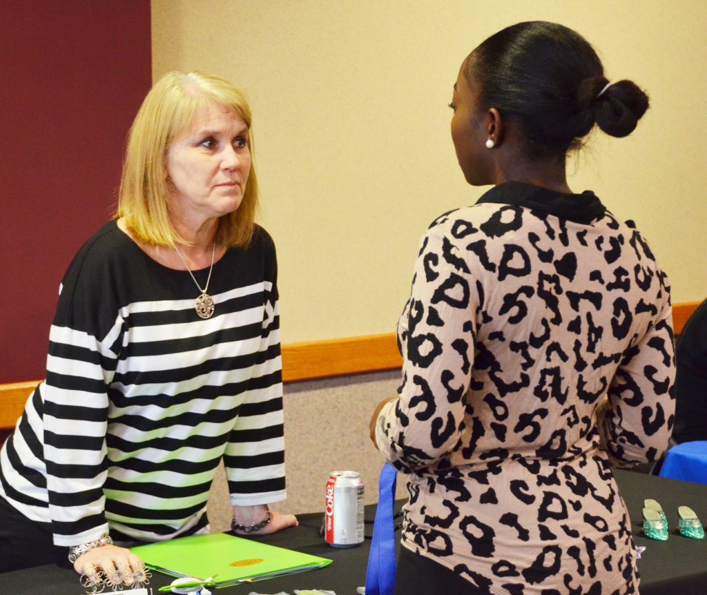 Student at Career Fair