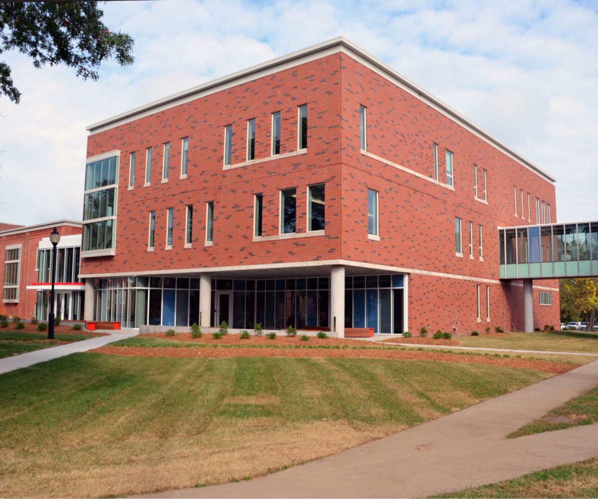 Red Brick Fine Arts Building at Cottey College