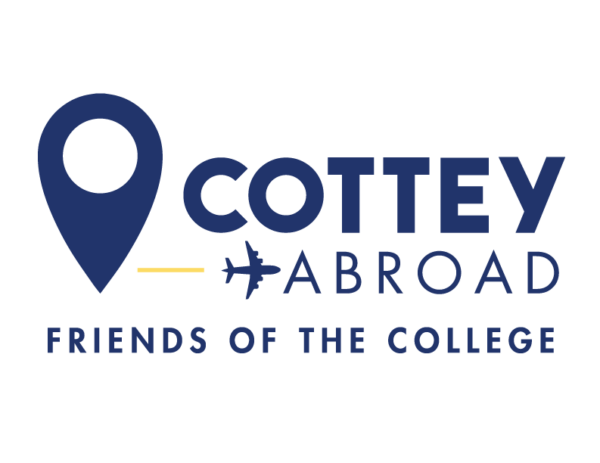 Cottey Abroad Logo with airplane graphic